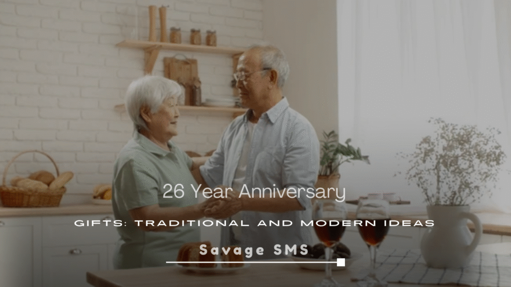 26 Year Anniversary Gifts