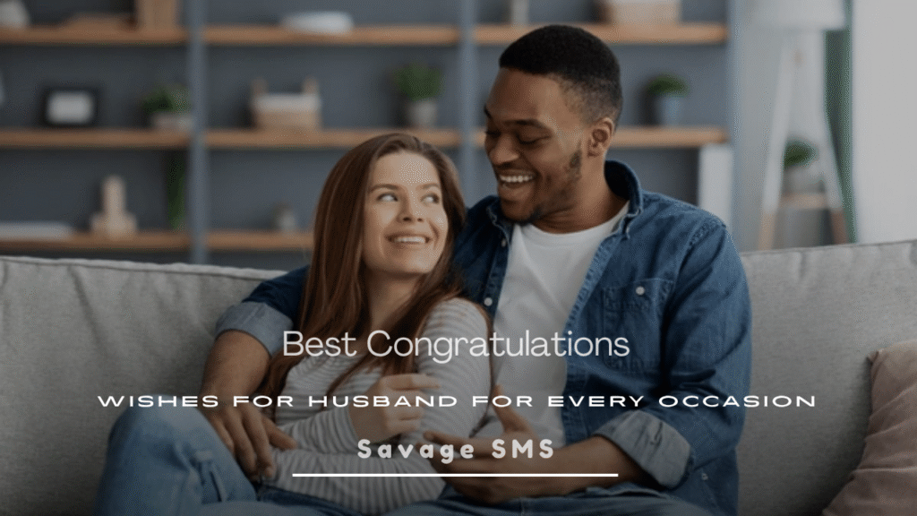 Congratulations Wishes for Husband